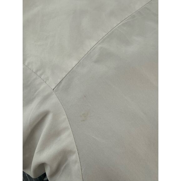 Tibi Merino Wool Sweater Shirt Combo V-neck Pullover Size XS Tan/ White - Picture 10 of 10